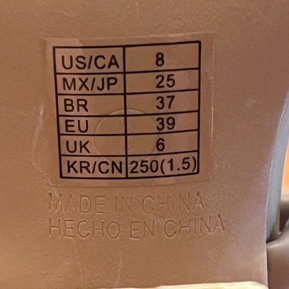 YVO People Strapless Heels Size 8 w/4.5” Heel Beige Color Lightweight Cute Comfy - Picture 6 of 6